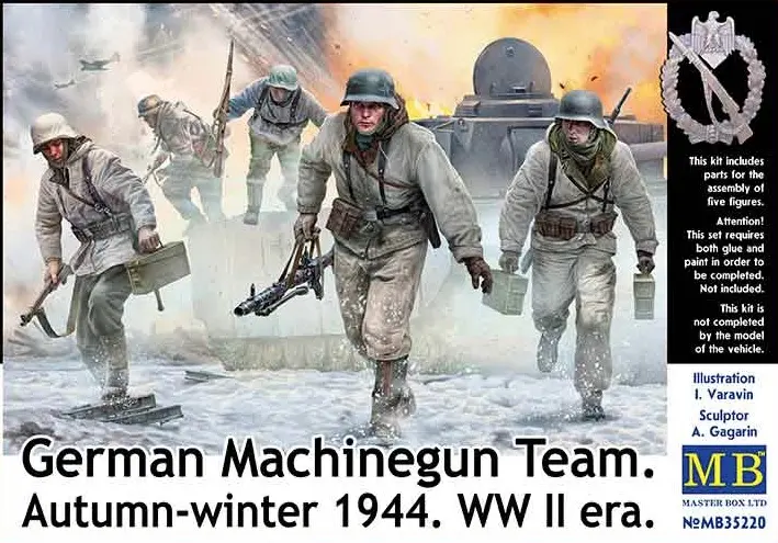 Master Box : WWII German Machine Gun Team, Autumn-Winter 1944 ...
